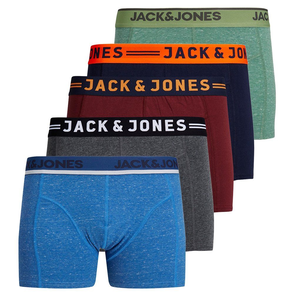 Jack & Jones Boxershorts JACK & JONES Herren 5er Pack Boxershorts S M L XL XXL Jack & Jones Boxershorts JACK & JONES Herren 5er Pack Boxershorts S M L XL XXL